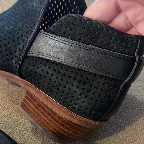 Sam Edelman Regaen Suede Ankle Boots black size 6M - Picture 7 of 8